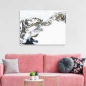 De zomerdooi canvas afdruk (Insitu (Woonkamer))