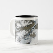 De zomerdooi tweekleurige koffiemok (Voorkant links)