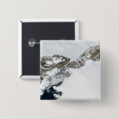 De zomerdooi vierkante button 5,1 cm (Voorkant /achterkant)