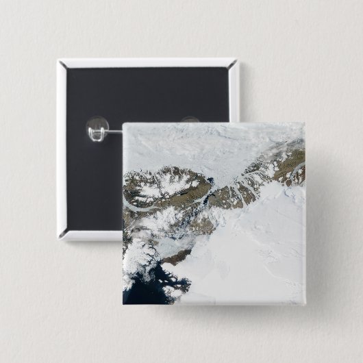 De zomerdooi vierkante button 5,1 cm (Voorkant /achterkant)