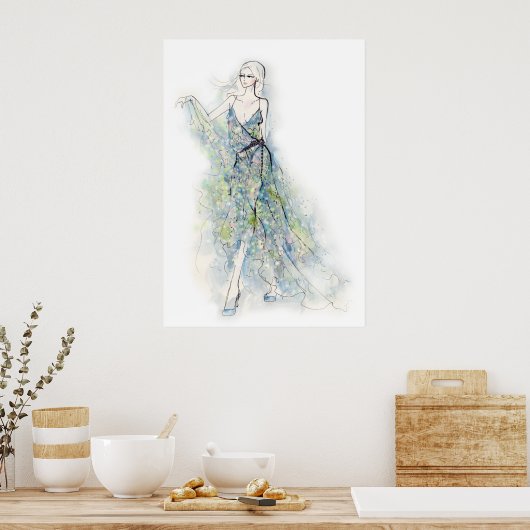 De zomerdress poster (Keuken)