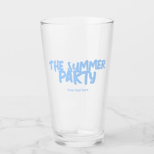 De Zomerfeest Glas (Voorkant)