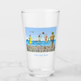 De Zomerfeest op het Strand Glas