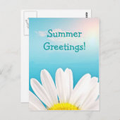 De zomergroeten. Briefkaart (Voorkant / Achterkant)