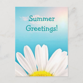 De zomergroeten. Briefkaart