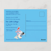 De zomerkerstavond briefkaart (Achterkant)