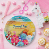 De zomerknollen op het zand Bord (Feest)