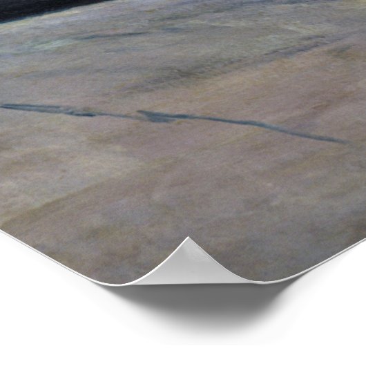 De zomernacht. Inger op het strand van Edvard Munc Poster (Hoek)