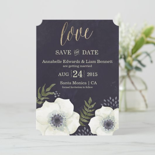 De zomernachtdruppels die de datumkaart opslaan kaart (Staand voorkant)