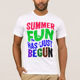 De zomerpret is net begonnen t-shirt