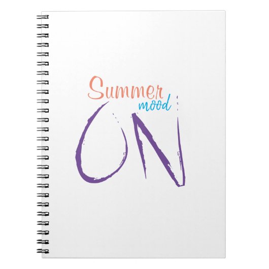 De zomerstemming op Notitieboek (Voorkant)