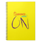 De zomerstemming op Notitieboek (Voorkant)