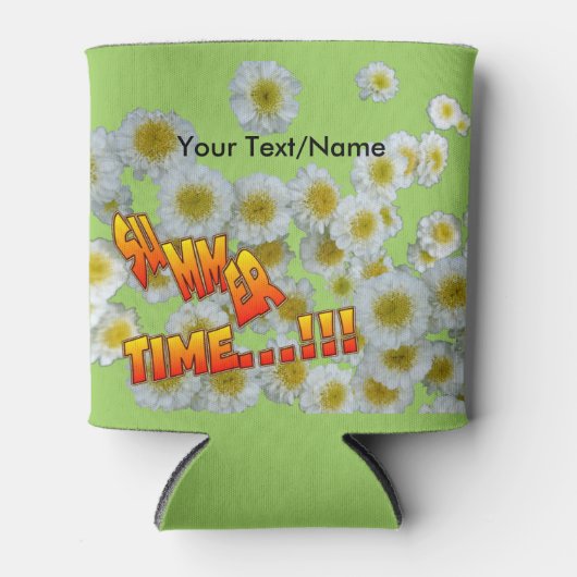 De zomertijd druipt. Koelbox Blikjeskoeler (Voorkant)