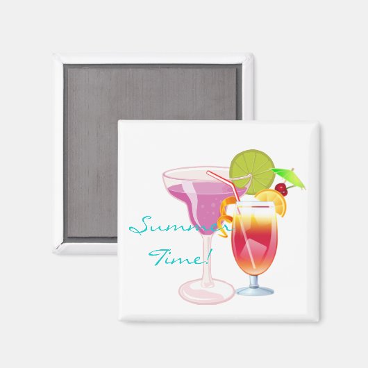 De zomertijd. magneet (Voorkant / Achterkant)