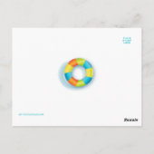 De zomertijd was een wens dat ik hier was, grappig briefkaart (Achterkant)