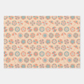 De zomervakantie. Umbrella patroon Inpakpapier Vel (Voorkant)