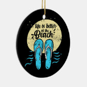 De zomervakantie zwemt beter in keramisch ornament (Rechts)
