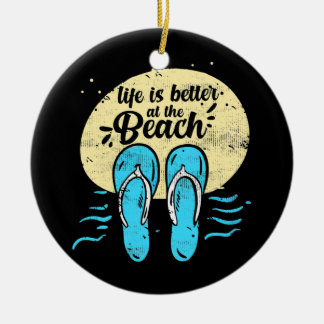 De zomervakantie zwemt beter in keramisch ornament