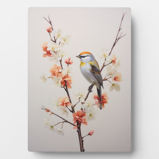 De zomervogel fotoplaat (voorkant)