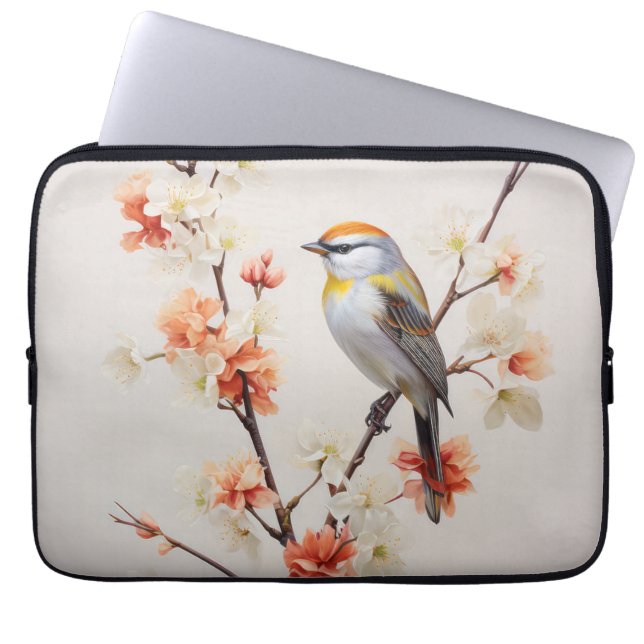 De zomervogel laptop sleeve (Voorkant)