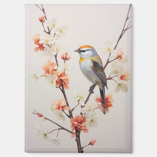 De zomervogel magneet (Voorkant)