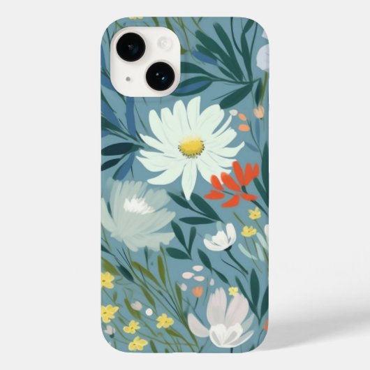 De zomerweide van de wilde bloemen Case-Mate iPhone case (Achterkant)