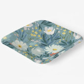 De zomerweide van de wilde bloemen papieren bordje (Gebogen)