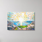 De Zon 1909 | Edvard Munch | Canvas Afdruk (Voorkant)