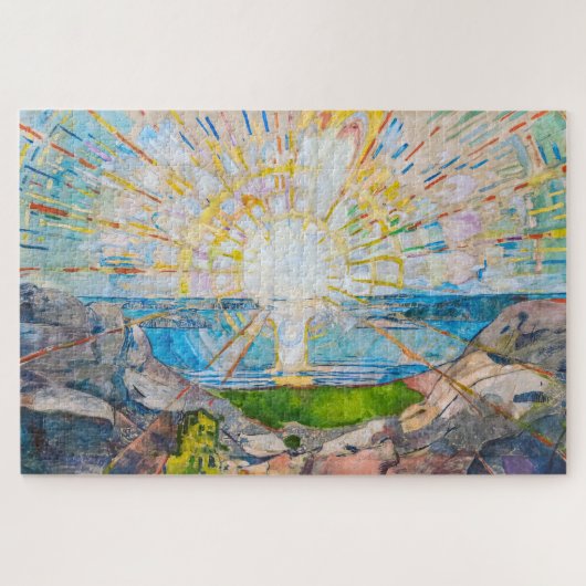 De zon 1909 | Edvard Munch | Legpuzzel (Horizontaal)