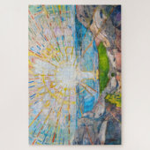 De zon 1909 | Edvard Munch | Legpuzzel (Verticaal)