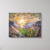 De zon 1912 | Edvard Munch | Canvas Afdruk (Voorkant)