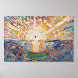 De Zon 1912 Edvard Munch Poster