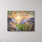 De Zon 1916 | Edvard Munch | Canvas Afdruk (Voorkant)