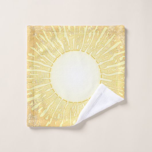 De zon bad handdoek (Wasdoekje)
