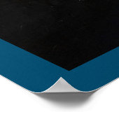 De zon begint langs de oceaan poster (Hoek)