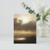 De zon boven de Columbia rivier #1 Briefkaart (Staand voorkant)