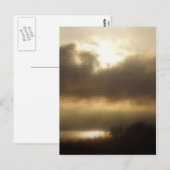 De zon boven de Columbia rivier #1 Briefkaart (Voorkant / Achterkant)