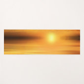 De zon boven de oceaan yogamat (Voorkant (horizontaal))