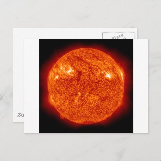 De zon briefkaart (Voorkant / Achterkant)