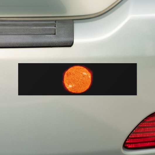 De zon bumpersticker (Op auto)