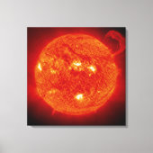 De zon canvas afdruk (Voorkant)