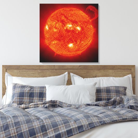 De zon canvas afdruk (Insitu (Slaapkamer))