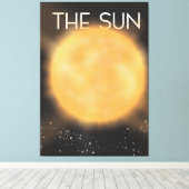 De zon canvas afdruk (Insitu (Houten vloer))