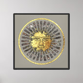 De Zon Canvas Afdruk (Voorkant)