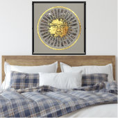 De Zon Canvas Afdruk (Insitu (Slaapkamer))