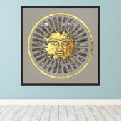 De Zon Canvas Afdruk (Insitu (Houten vloer))