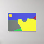 De zon canvas afdruk (Voorkant)