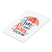 De zon citeert de Regen citeert Positieve Resultaa Magneet (Linkerzijde)