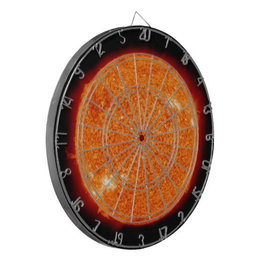De zon dartbord (Voorkant Links)