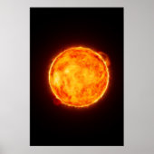 De Zon - De Levensgevende Ster Van Ons Zonnestelse Poster (Voorkant)